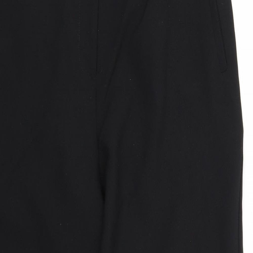 Peacocks Womens Black   Trousers  Size 14 L26 in