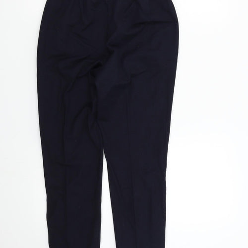M&S Womens Blue   Trousers  Size 8 L25 in