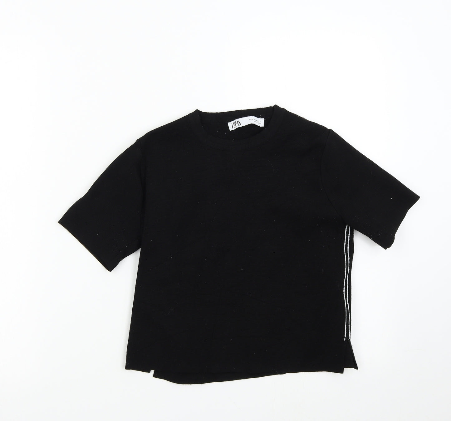 Zara Womens Black   Pullover Jumper Size M