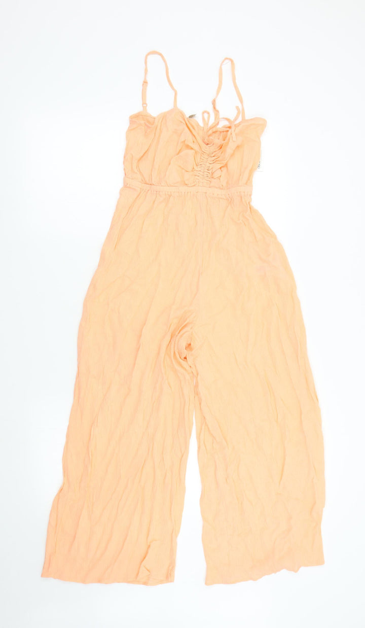 ASOS Womens Orange Jumpsuit One-Piece Size 8