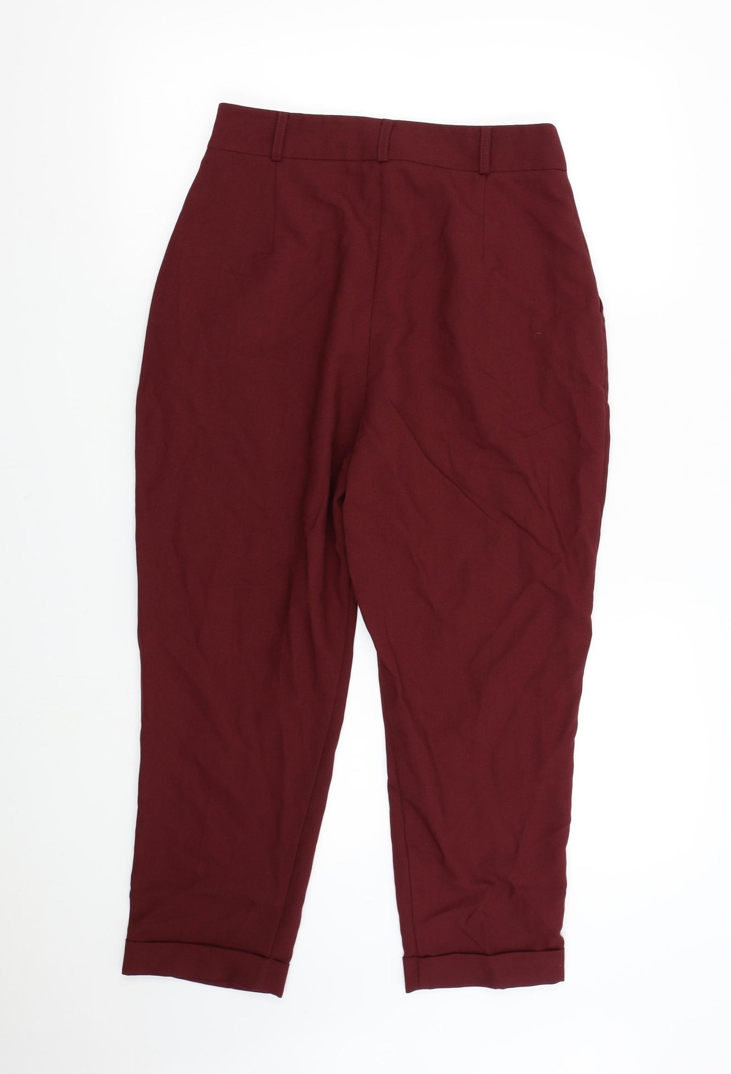 ASOS Womens Red   Trousers  Size 10 L23 in