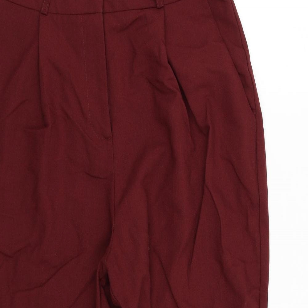 ASOS Womens Red   Trousers  Size 10 L23 in