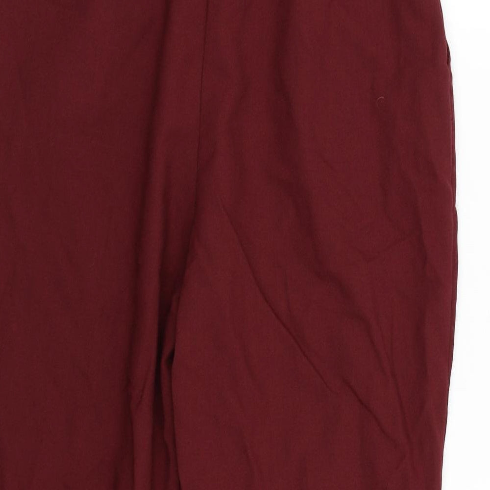 ASOS Womens Red   Trousers  Size 10 L23 in