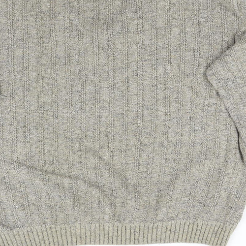 Greenwood Mens Grey  Knit Pullover Jumper Size M
