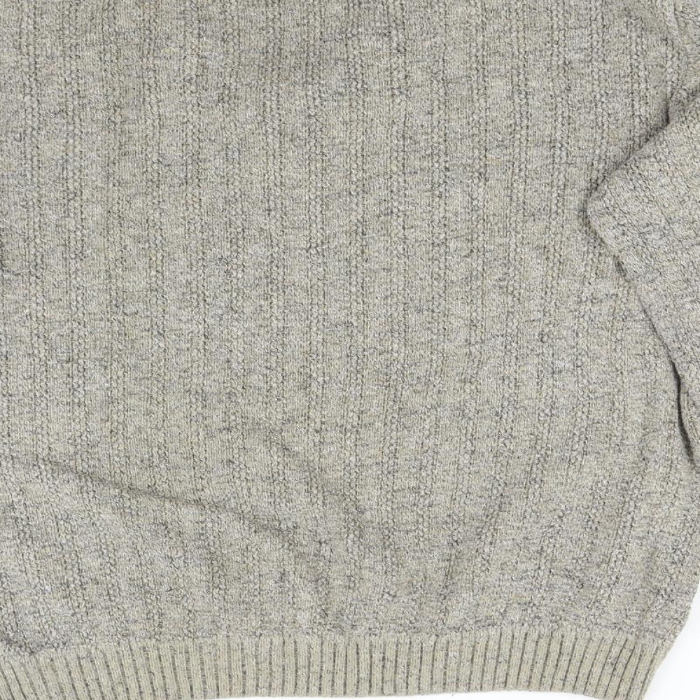 Greenwood Mens Grey  Knit Pullover Jumper Size M
