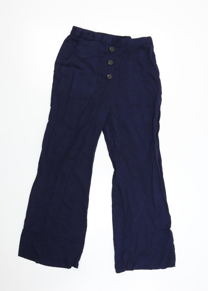 VERO MODA Womens Blue   Trousers  Size S L27 in