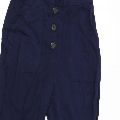VERO MODA Womens Blue   Trousers  Size S L27 in