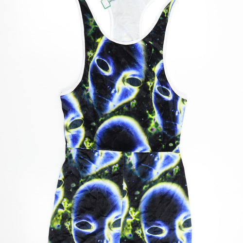 ASOS Womens Multicoloured   Playsuit One-Piece Size M  - Alien