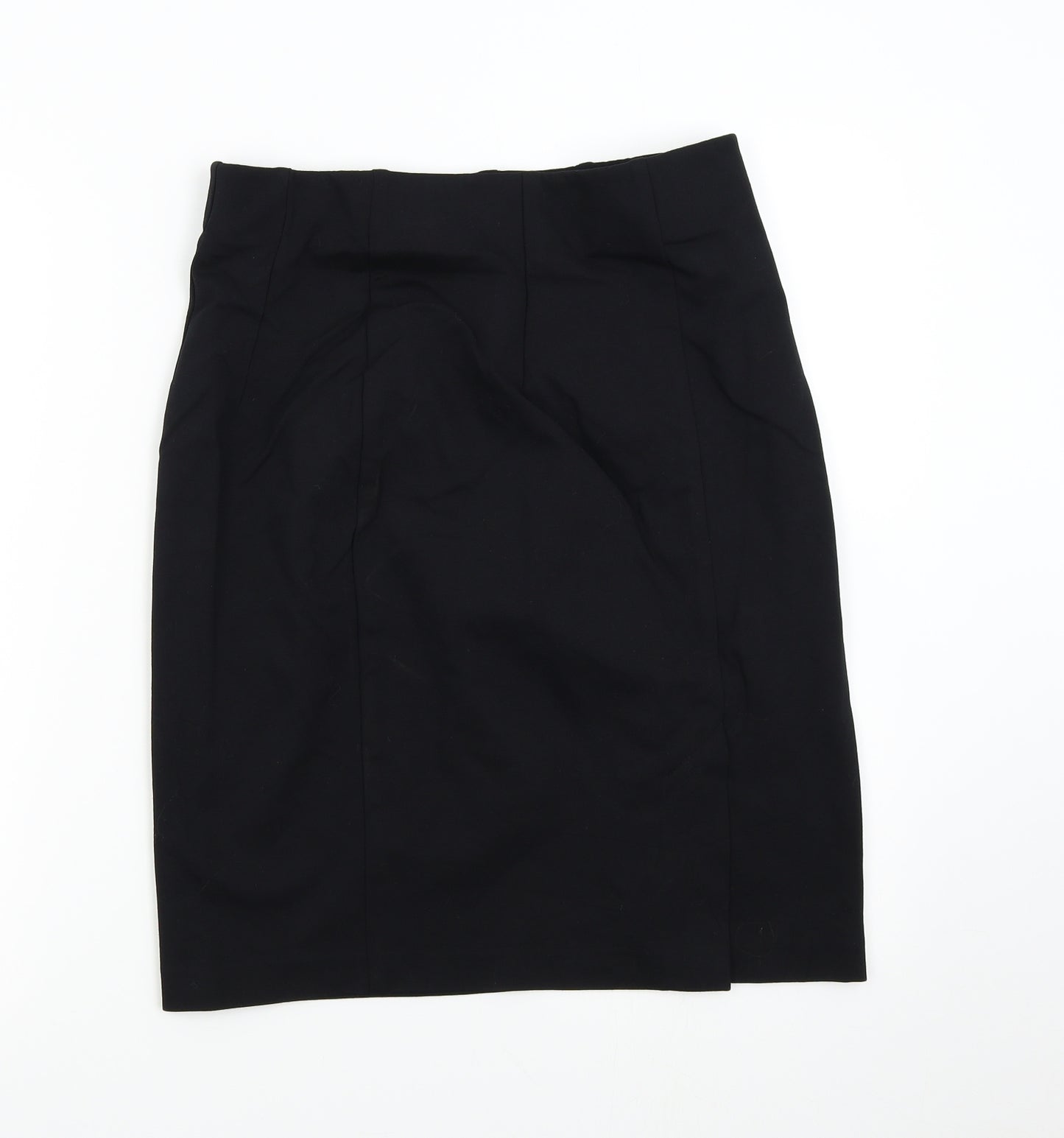 M&S Womens Black   Straight & Pencil Skirt Size 14