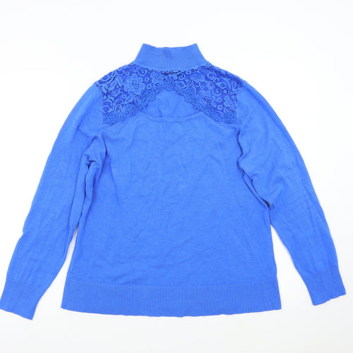 Kaleidoscope Womens Blue   Pullover Jumper Size 18