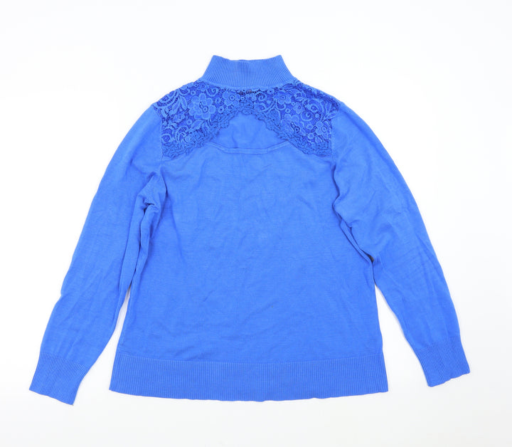 Kaleidoscope Womens Blue Pullover Jumper Size 18