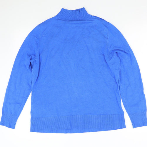 Kaleidoscope Womens Blue   Pullover Jumper Size 18