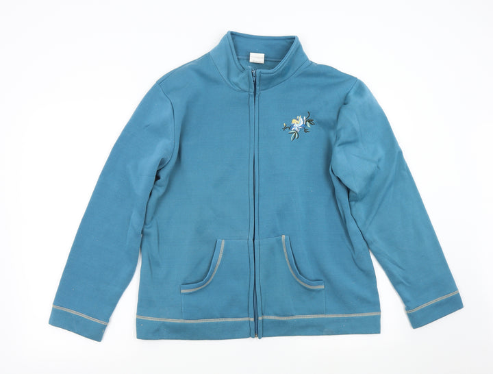 Anne De Lancay Womens Blue   Jacket  Size 18