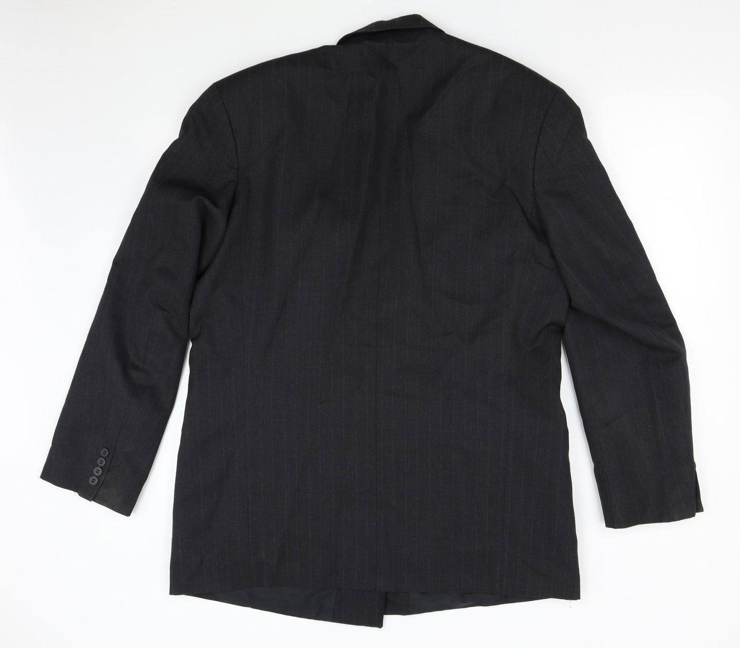 Preworn Mens Black   Jacket Suit Jacket Size 42