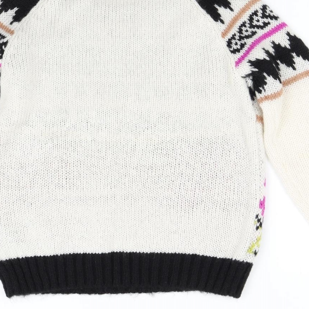 George Womens Multicoloured  Knit Pullover Jumper Size 10