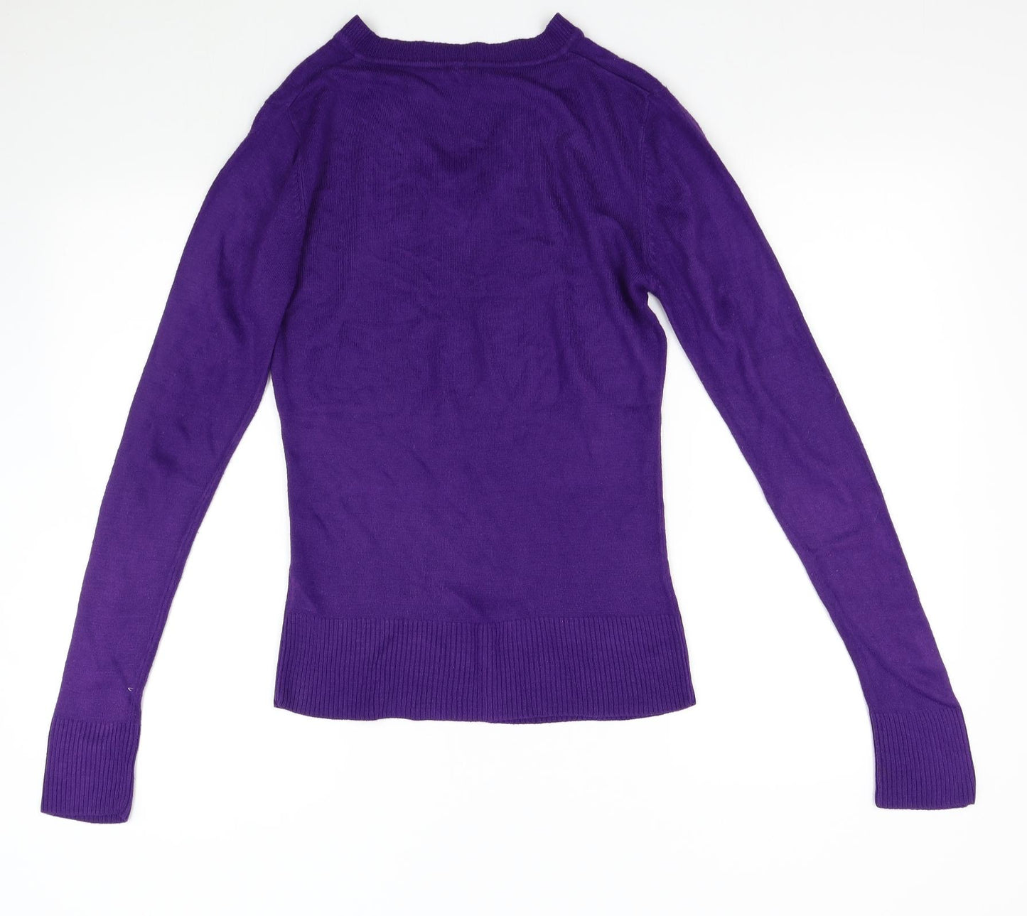 Primark Womens Purple  Knit Pullover Jumper Size 8