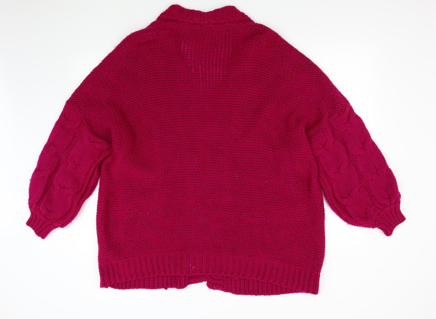 NEXT Womens Pink  Knit Cardigan Jumper Size L