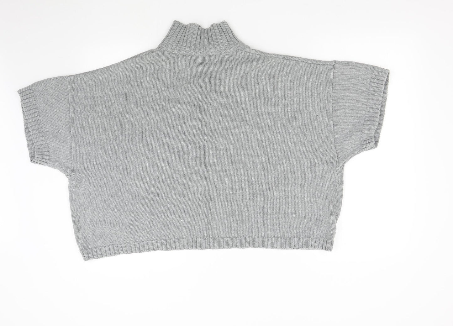 Oasis Womens Grey  Knit Cardigan Jumper Size 16