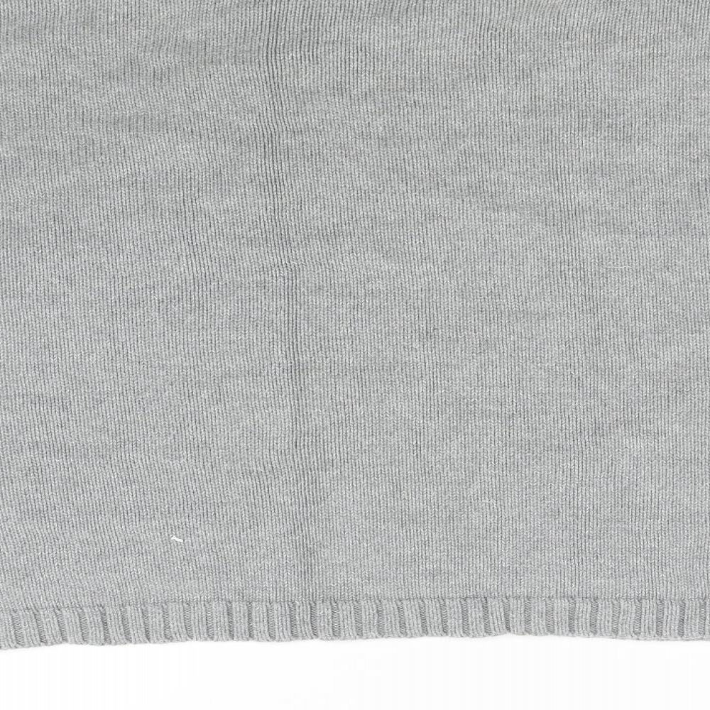 Oasis Womens Grey  Knit Cardigan Jumper Size 16
