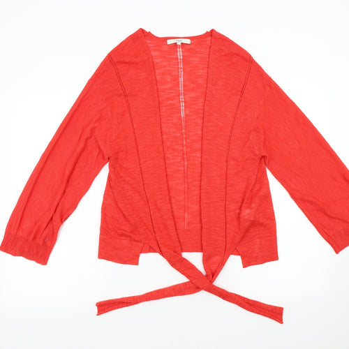 NEXT Womens Red  Knit Cardigan Jumper Size S