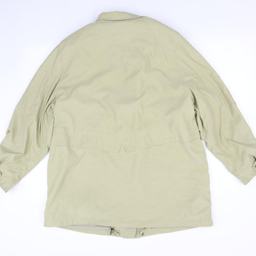 M&S Womens Yellow   Overcoat Coat Size 16