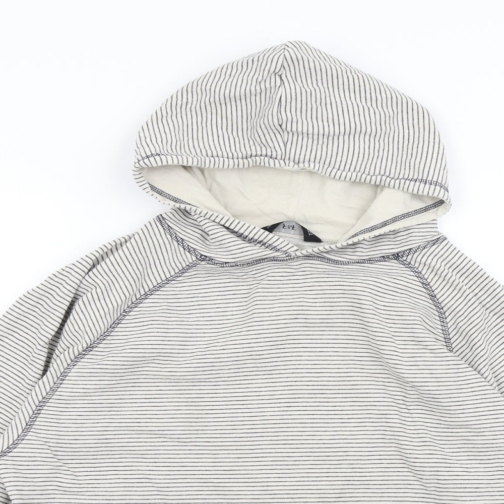 F&F Womens Multicoloured Striped  Pullover Hoodie Size 12