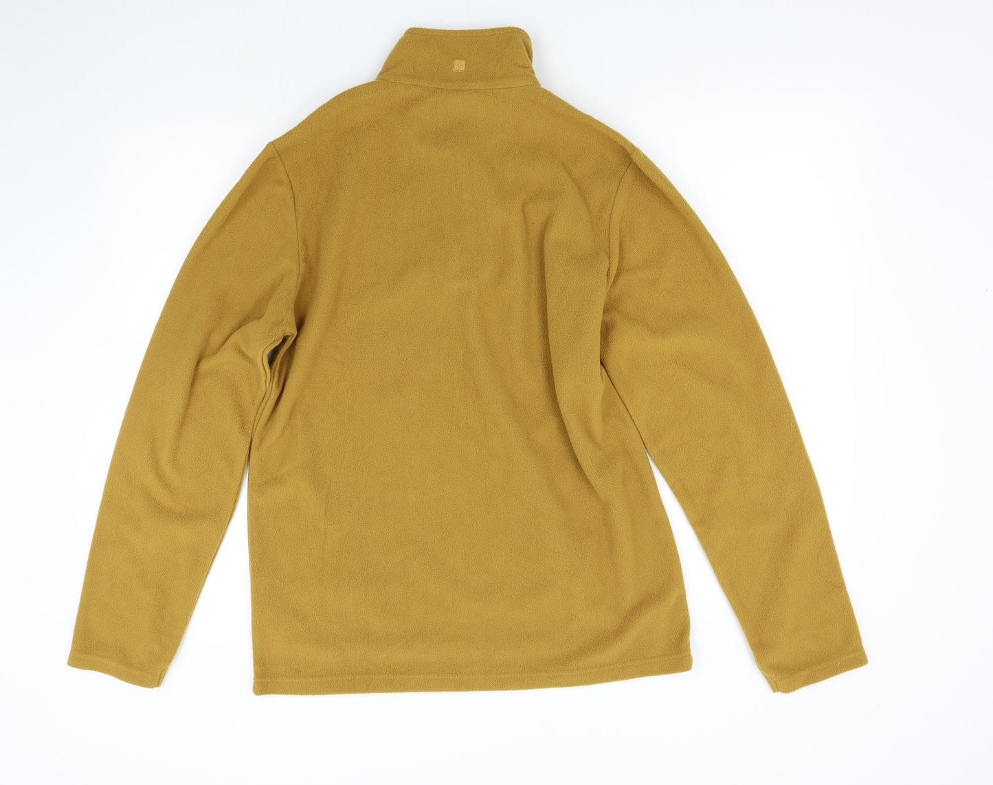 Mountain Warehouse Mens Yellow  Fleece Henley Jumper Size S