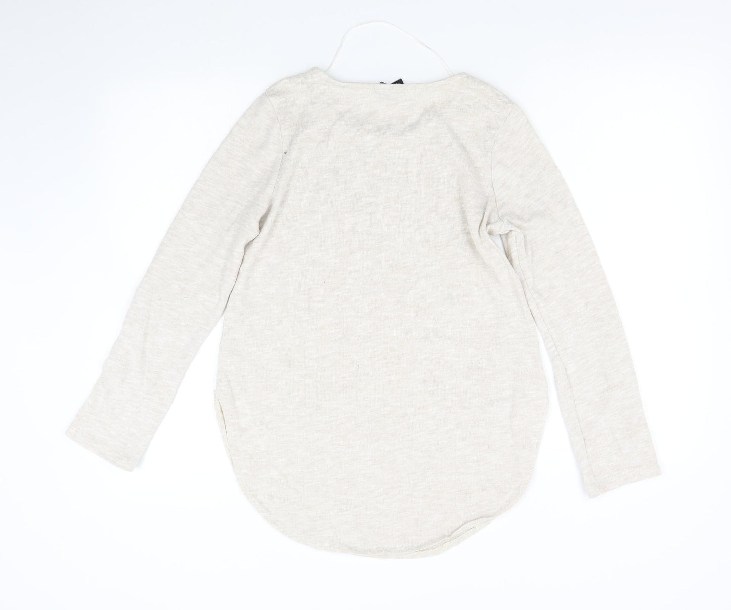 Primark Womens Beige  Knit Pullover Jumper Size 14