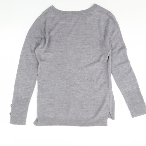 Primark Womens Grey   Pullover Jumper Size 10