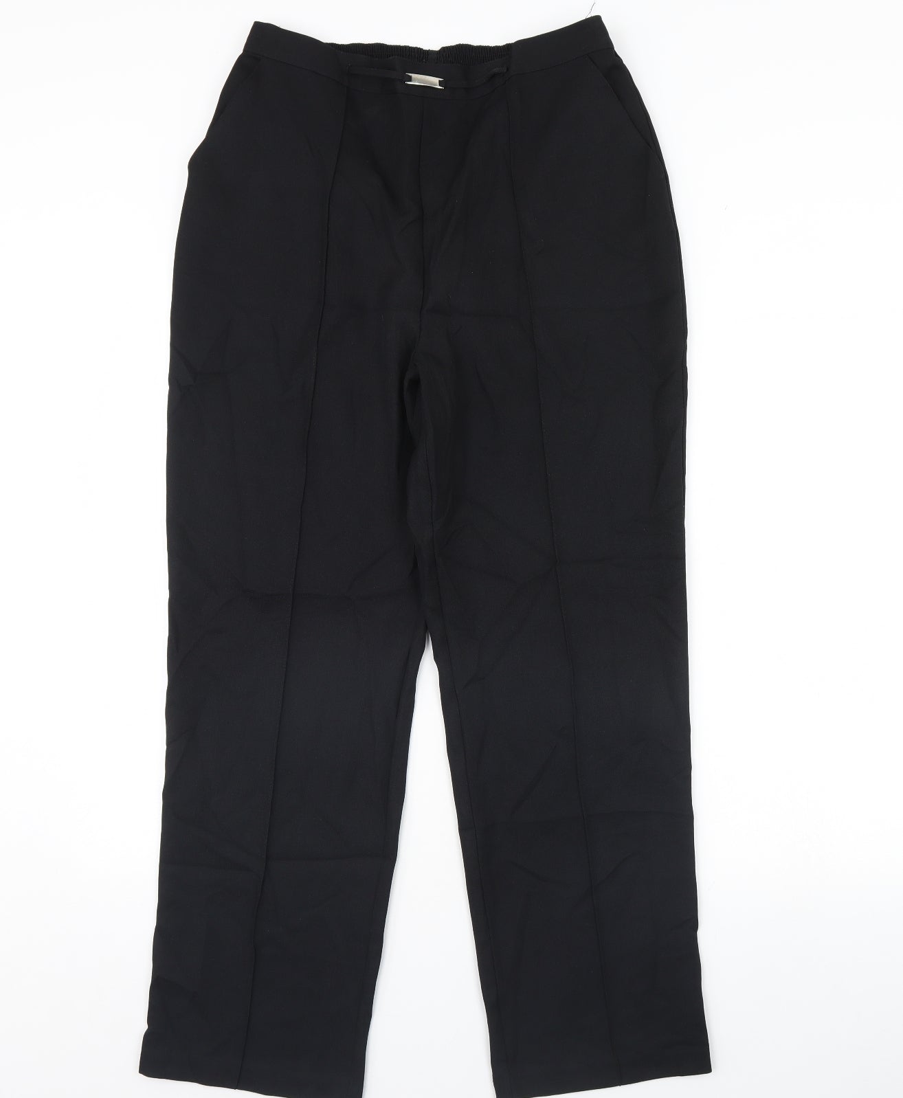 Papaya Womens Black   Trousers  Size 14 L30 in