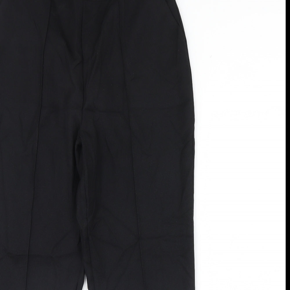 Papaya Womens Black   Trousers  Size 14 L30 in