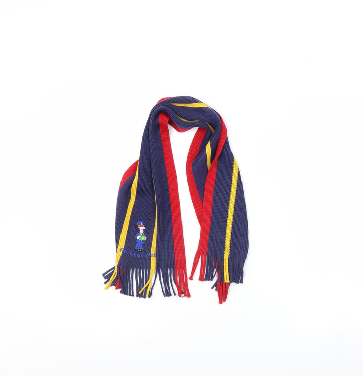 Mothercare Boys Blue Striped  Scarf  One Size  - Postman pat. Size 5-7 years