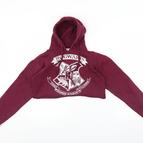 Preworn Womens Purple   Pullover Hoodie Size S  - Harry potter