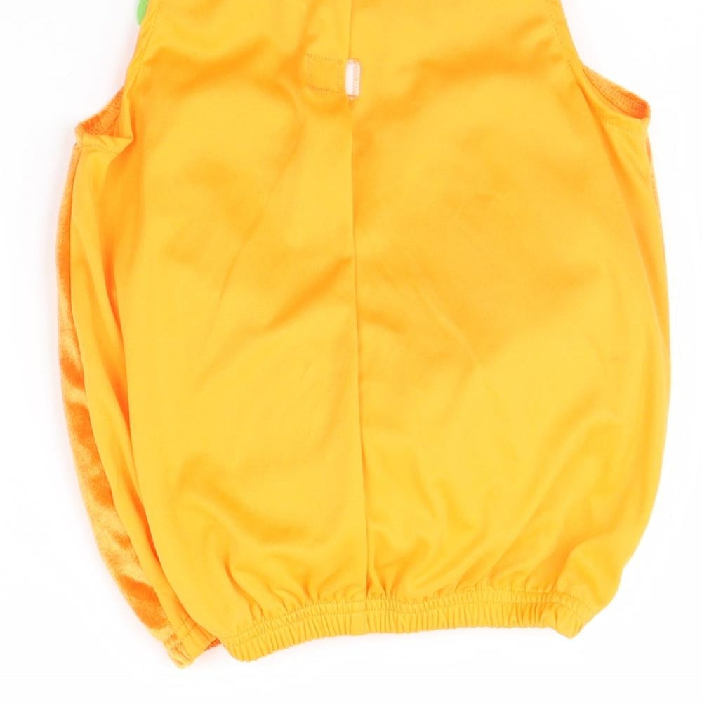 TU Baby Orange   Basic T-Shirt Size 12 Months  - Halloween