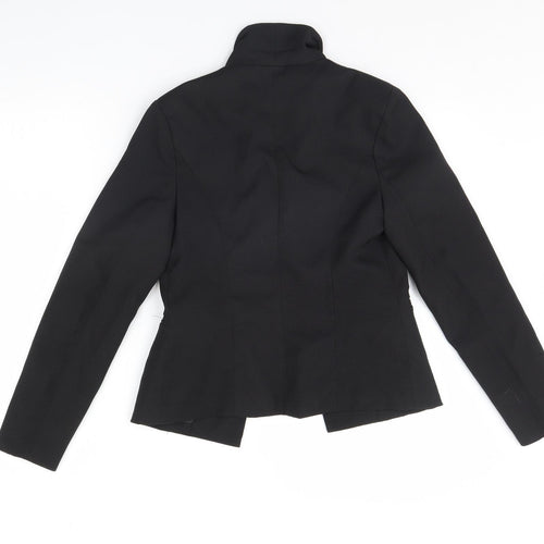 Boohoo Womens Black   Jacket Blazer Size 8  - Shoulder Pads