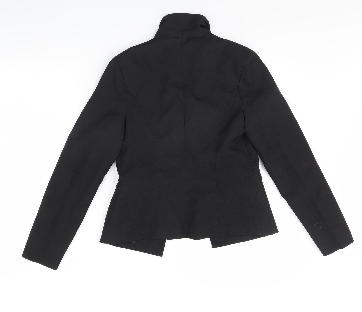 Boohoo Womens Black   Jacket Blazer Size 8  - Shoulder Pads
