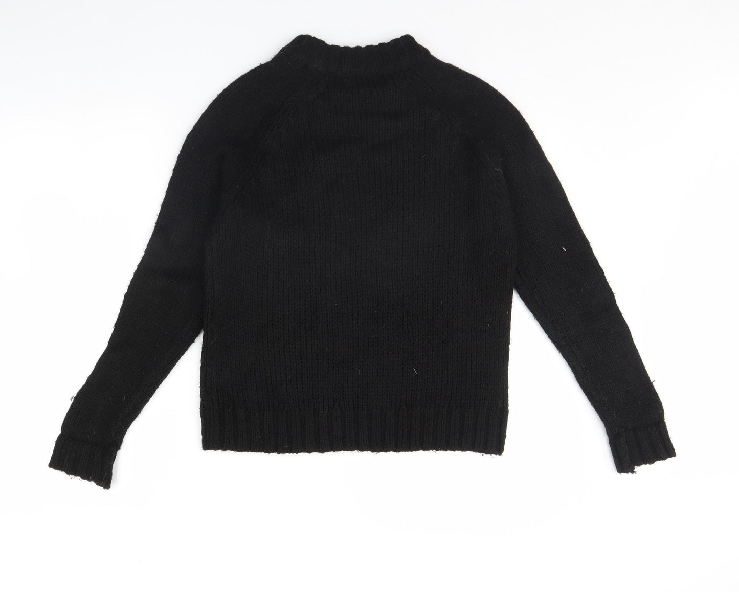 Papaya Womens Black   Pullover Jumper Size M