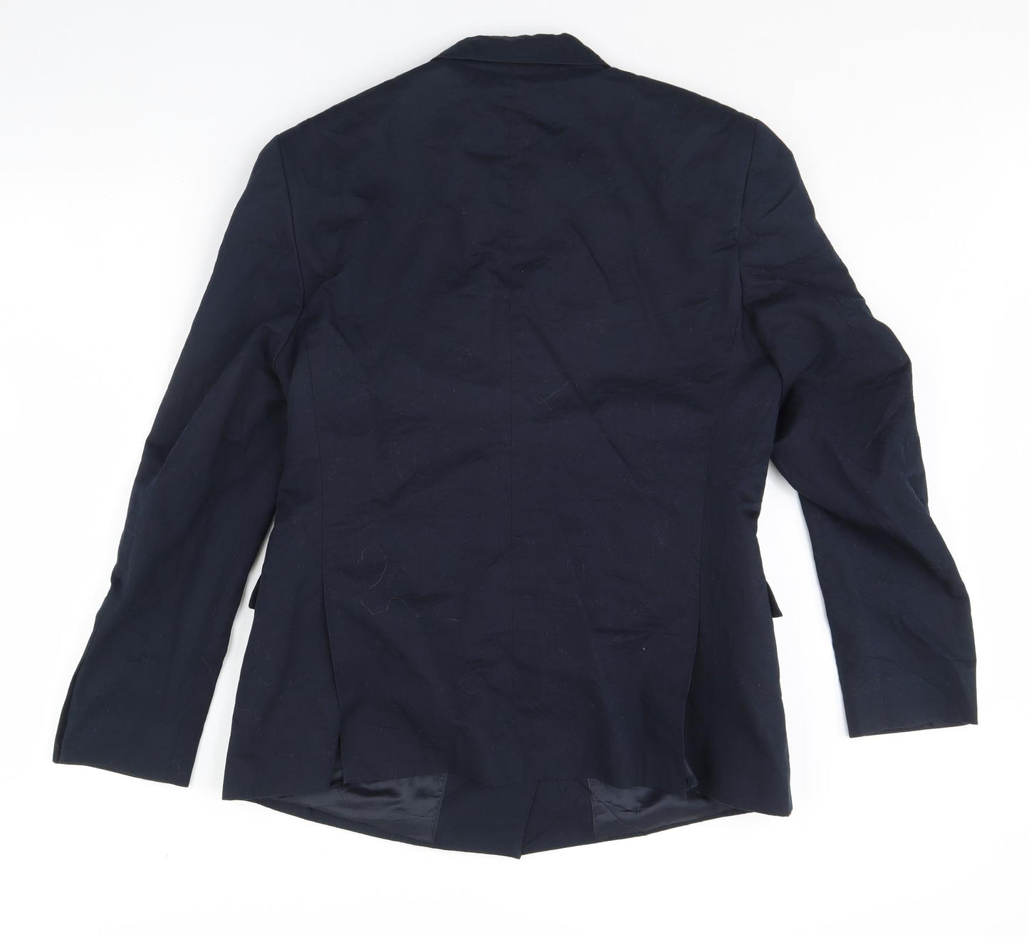 Preworn Mens Blue   Jacket Blazer Size 38  - Shoulder Pads