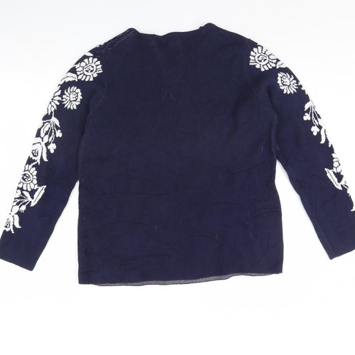 M&Co Womens Blue   Pullover Jumper Size 16