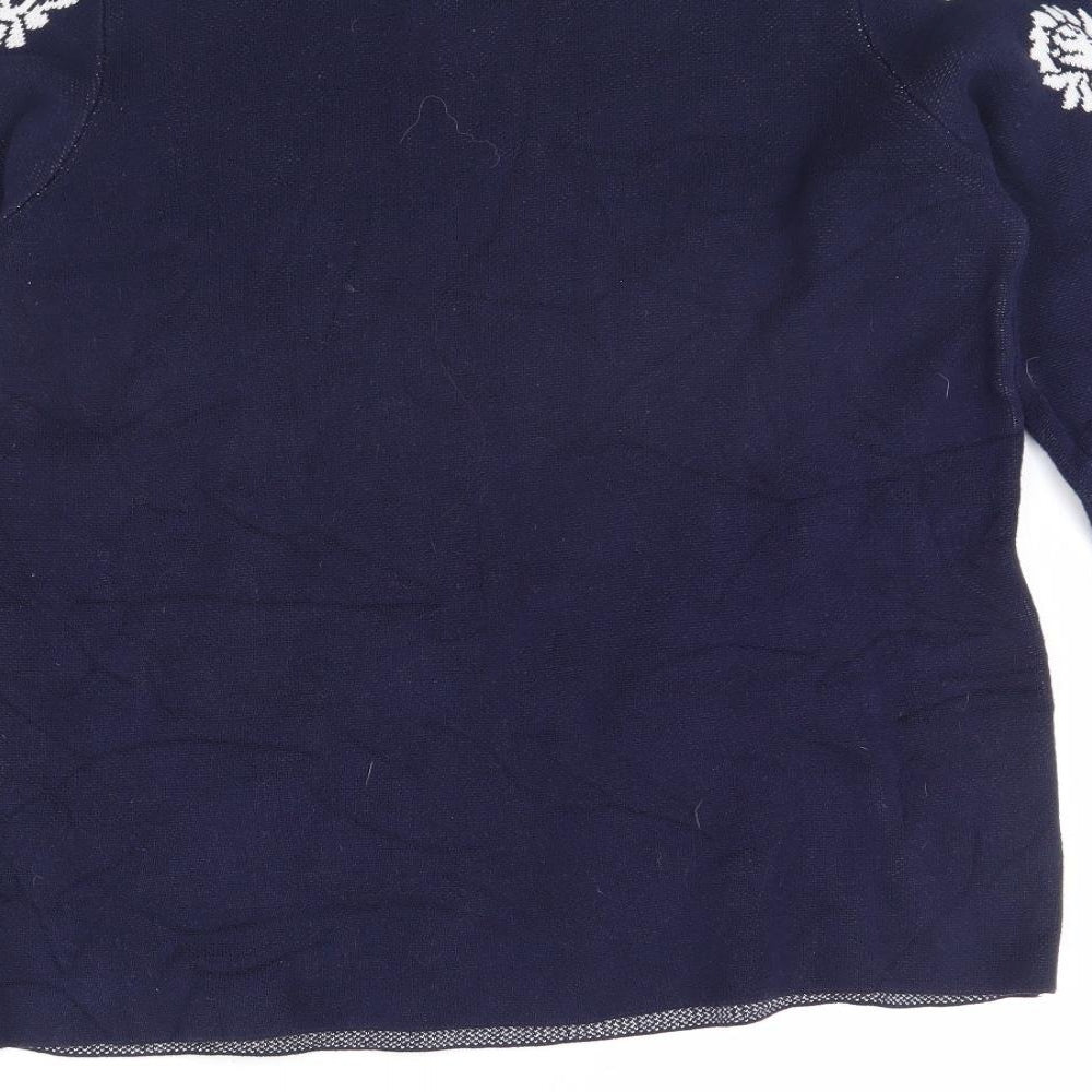 M&Co Womens Blue   Pullover Jumper Size 16