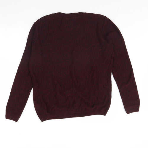 Topman Mens Red   Pullover Jumper Size M