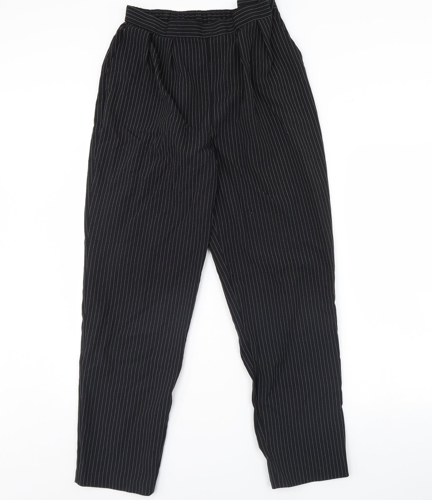 Preworn Womens Black Polka Dot  Trousers  Size 14 L30 in