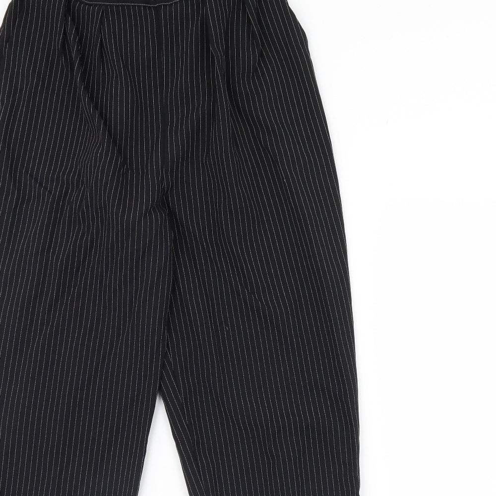 Preworn Womens Black Polka Dot  Trousers  Size 14 L30 in