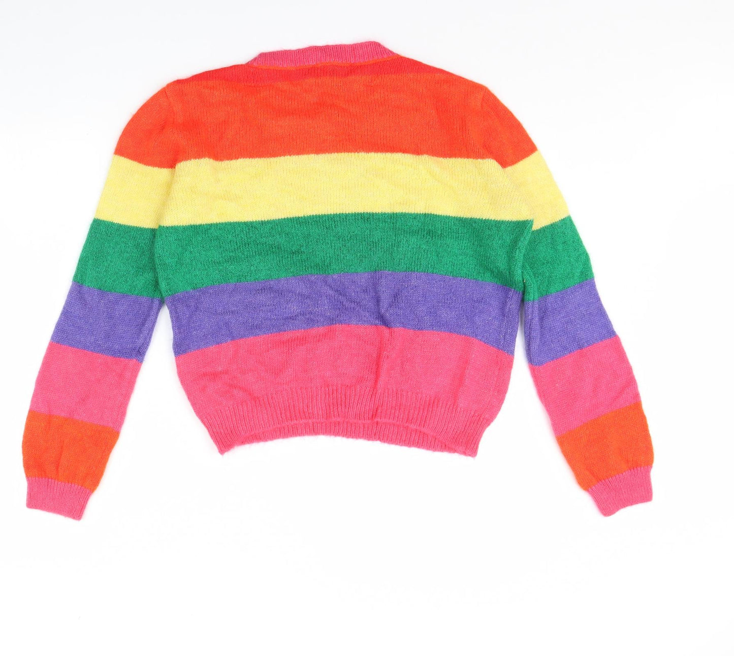 Primark Womens Multicoloured Striped  Pullover Jumper Size S