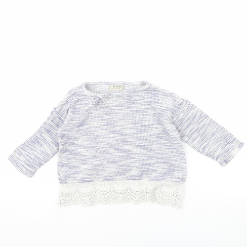 NEXT Girls Blue   Pullover Jumper Size 3 Years
