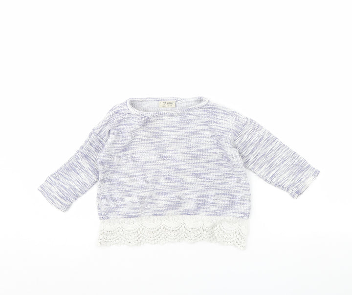 NEXT Girls Blue   Pullover Jumper Size 3 Years