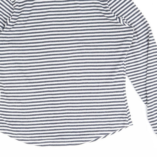 F&F Womens Blue Striped  Cami Pyjama Top Size 8