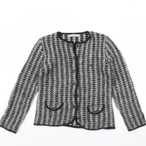 Emerco Womens Black Herringbone  Jacket  Size 10