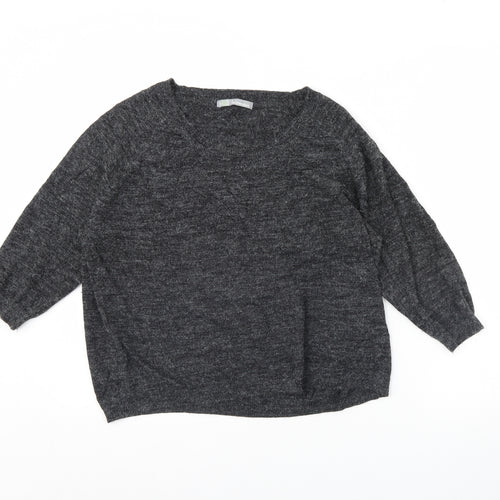 M&s Womens Grey   Pullover Jumper Size 12