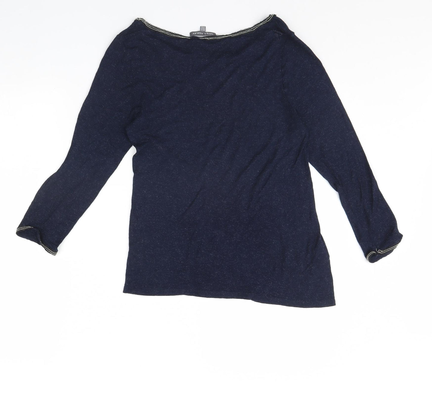 Laura Ashley Womens Blue   Pullover Jumper Size 12